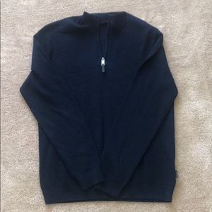 Ted Baker Men’s Navy Blue Pull Over Sweater sz-4